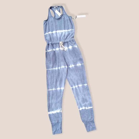 Young Fabulous & Broke YFB Tie Dye Eberhart Jumpsuit Racerback NWT XS Loungewear - Picture 2 of 13